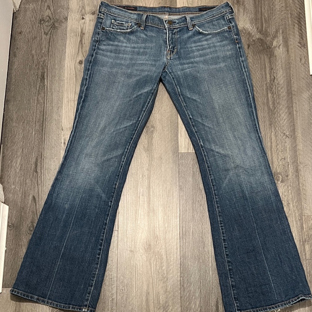 Citizens Of Humanity Blue Flare Jeans